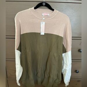 NWT C+D+M Boutique long sleeve XL multicolored sweater.